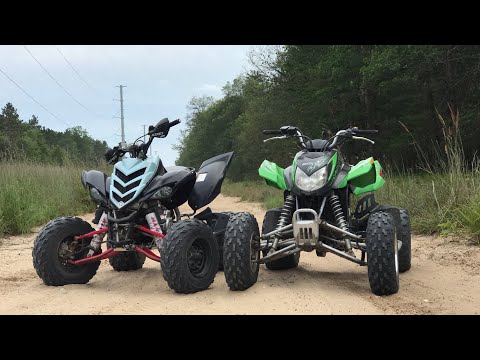 Chasing a Raptor 700 with a DVX 400