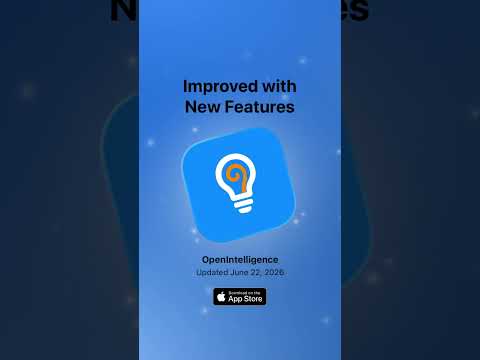 OpenIntelligence iOS Demo 1