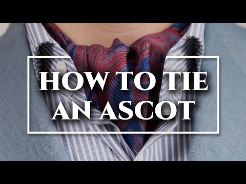 How to Tie an Ascot & Cravat 3 Ways + DO's & DON'Ts