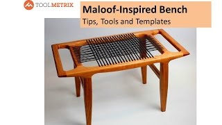 DIY Sam Maloof-Inspired Leather Bench: Tips, Tools & Templates