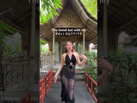 This trend but with my Bali outfits #viralshorts #outfit