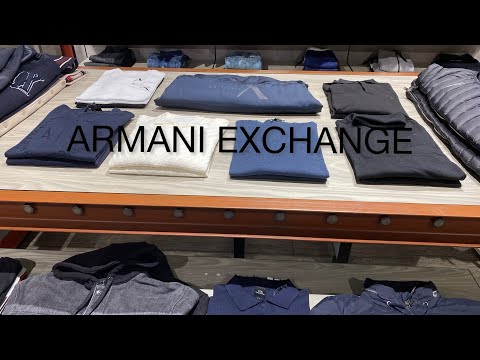 Nova coleção de câmbio Armani