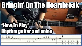 Def Leppard Bringin' On The Heartbreak lesson with tabs HD