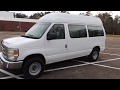 2008 Ford E 250 Accubuilt 7 Pass Handicapped Shuttle Van VIN 0059