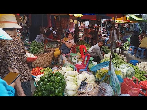 Asian Street Food - Food View In Phnom Penh - Market Food And Soup