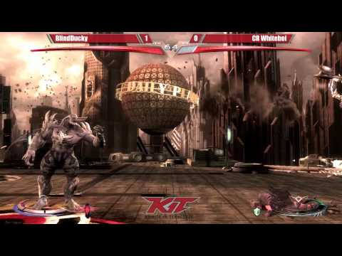Injustice @ KIT15 - BlindDucky (Raven) vs CR Whiteboi (Doomsday) [720p/60fps]