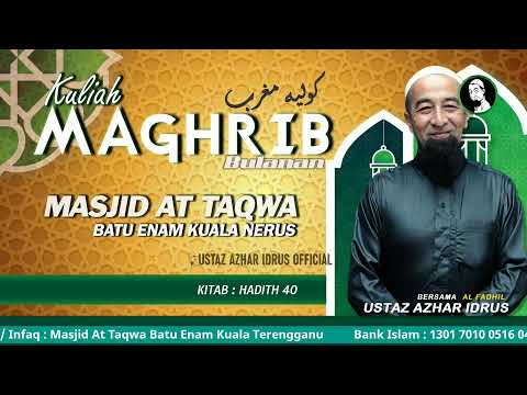  UAI LIVE : 31/01/2024 Kuliyyah Maghrib Bulanan & Soal Jawab Agama - Ustaz Azhar Idrus
