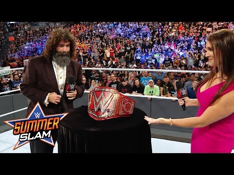 Stephanie McMahon & Mick Foley reveal the new WWE Universal Title: Exclusive, Aug. 21, 2016