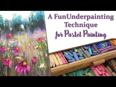 A Fun Underpainting Technique for Pastel Painting!!