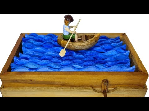 Ship automata, ship automaton, kinetic sculpture, automata, automaton