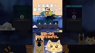 [ご報告]配信画面が動物園になりました　#shorts
