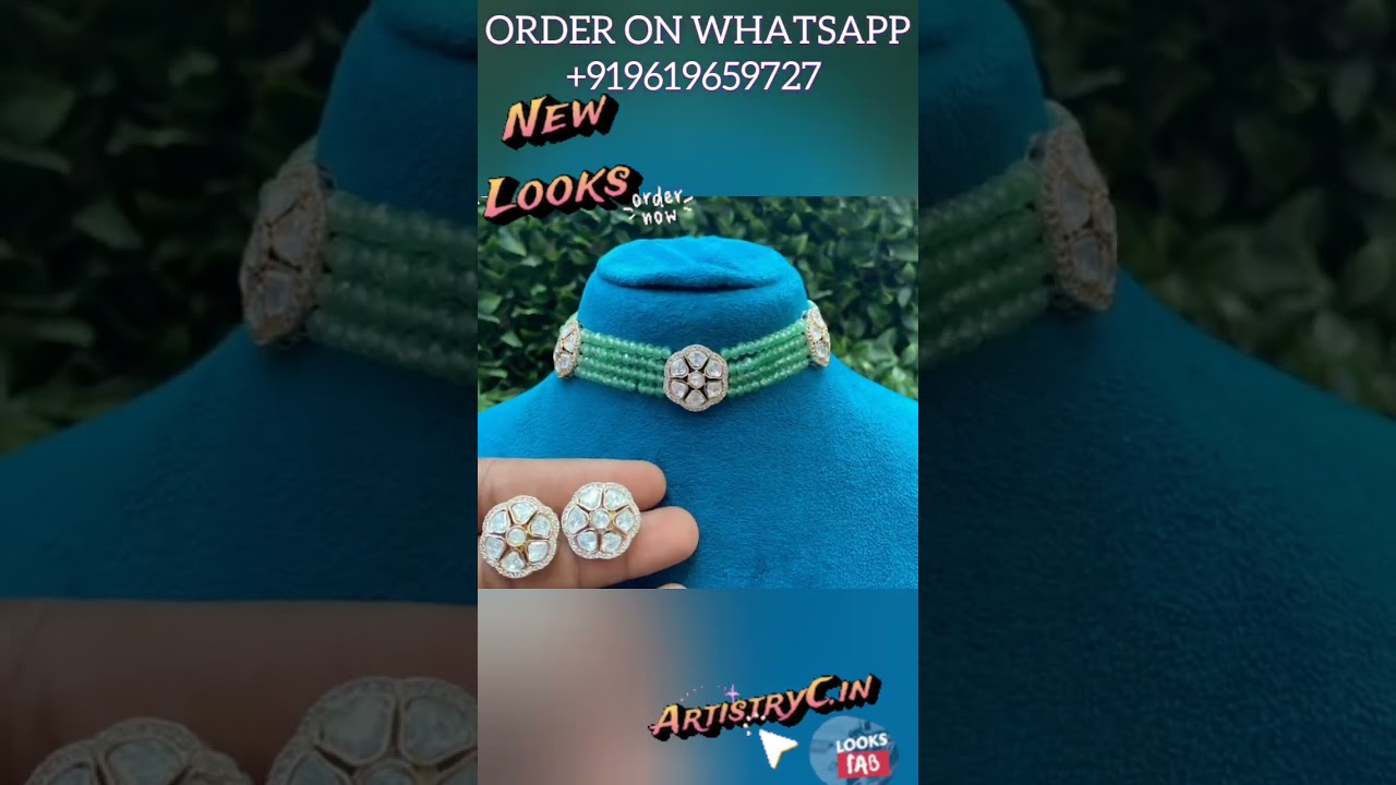 Latest Choker Necklace Designs for Wedding 2025? Get Deepika Padukone Look - WhatsApp for Price! +919619659727