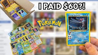 I BOUGHT A VINTAGE POKEMON CARD COLLECTION FROM FACEBOOK MARKETPLACE (MUST SEE!!!)