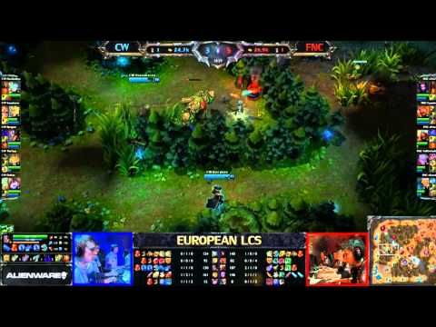 Copenhagen Wolves vs Fnatic LCS 2013 EU Spring W5D2 FULL GAME