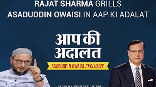 Asaduddin Owaisi In Aap Ki Adalat (Full Episode) - India TV
