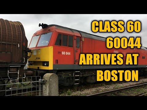 Class 60 60044 Arrives At Boston - 19/07/19