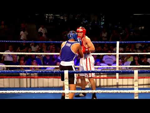 Combattimento di pugilato della Nazionale Italiana - Genovesi VS Amanaa