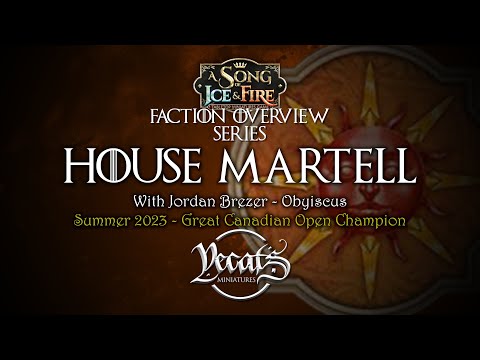 HOUSE Martell OVERVIEW - A Song of Ice and Fire: Tabletop Miniatures Game - S06 (with Obyiscus)