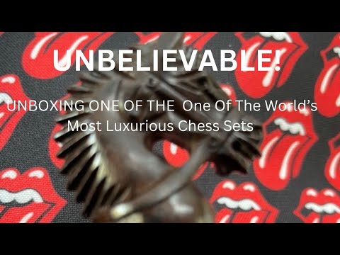 UNBELIEVABLE: Unboxing One Of The World's Most Luxurious Chess Sets!