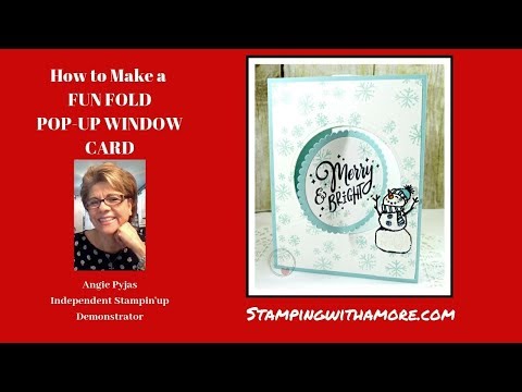 How to Make a Pop Up Window Christmas Card