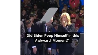 Biden's Bizarre Onstage Incident: Did Biden Poop Himself at the D-Day Ceremony