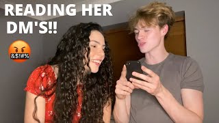 READING EACH OTHERS INSTAGRAM DMs (love, threats, questions...etc.)