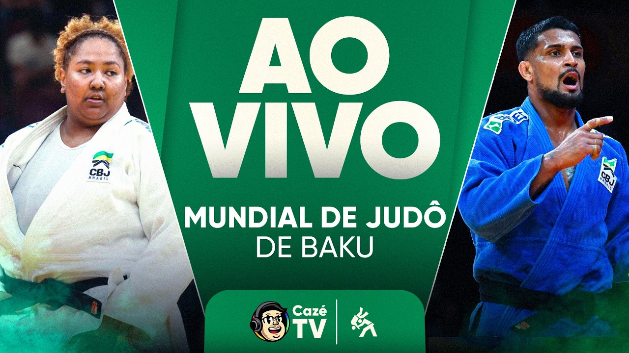 AO VIVO: JUDÔ | TIME BRASIL NO MUNDIAL DE BAKU 2026 | FINAIS | 8º DIA