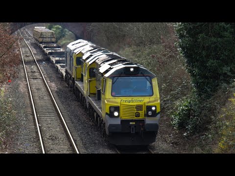 **CLAG** FL Class 70 & 66 No's. 70020 & 70001 & 66953 on 6E53 Crewe B.H - Leeds B.R on 08.03.20 - HD