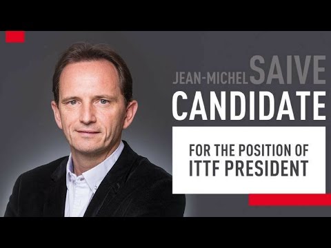 Jean-Michel SAIVE For President - Table Tennis First , ITTF First !