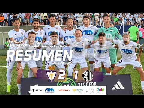 RESUMEN | 3ª eliminatoria Real Jaén C.F.  2  -  1  Atco. Central (VUELTA)