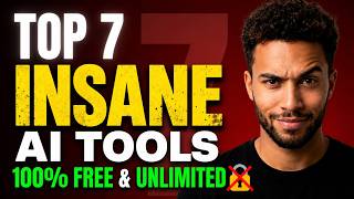 7 Insane AI Tools Nobody Talks About — 100% Free, No Paywall, Unlimited Access