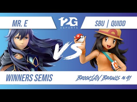 BrookLAN Brawls 91 - Mr. E (Lucina) v. SBU | Quidd (Pokemon Trainer) - Winners Semis