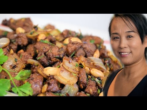 Chinese Spicy Lamb & Cumin (Chinese Style Cooking Recipe) Video