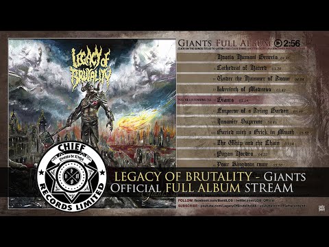 LEGACY OF BRUTALITY - Giants [Official FULL ALBUM Stream] (2014)‏
