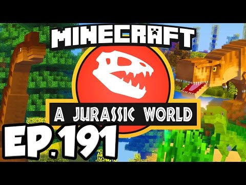 Jurassic World: Minecraft Modded Survival Ep.191 - NAMING A BUNCH OF DINOSAURS!! (Dinosaurs Mods)