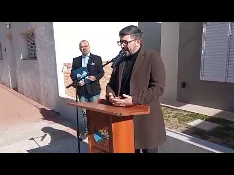 #ALTOS #DE #CHIPIÓN /  Inauguración de Viviendas IMUVI 🏡💙 Palabras del Intendente Carlos Fuyana.