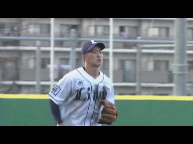 【ファーム】ライオンズ・川野涼多 三遊間の打球を横っ飛びキャッチ!! 2021年10月2日 埼玉西武ライオンズ 対 読売ジャイアンツ(ファーム)