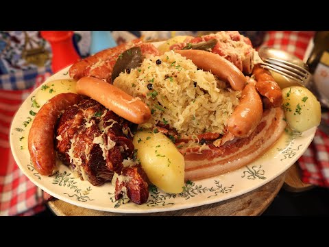 Ma CHOUCROUTE GARNIE ALSACIENNE au Riesling - Traditionnelle et Incontournable sur Gourmandises TV