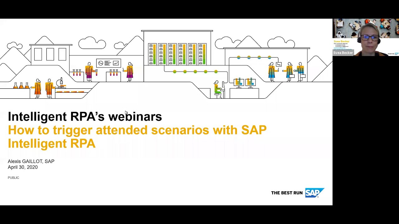 How to trigger attended scenarios with SAP Intelligent RPA - YouTube