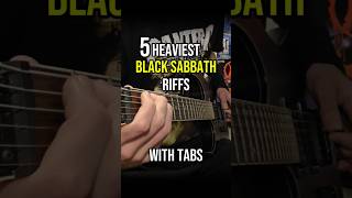 5 Heaviest Black Sabbath Riffs |Guitar Tabs #guitar #guitartabs #blacksabath