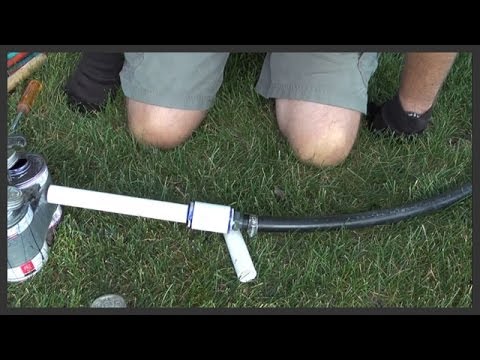 How to connect Poly pipe to PVC pipe