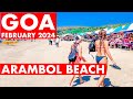 Arambol Beach - February 2024 | Goa Vlog | Market, Shacks, Watersports |  Goa 2023 | Russian Beach |