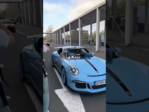 تتعرض مصابيح سيارة بورش ليلة والسبب كان صادم 😱 #اكسبلور #ترند