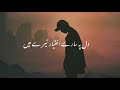 Hum Akhri Sans Tak Yaar Tere Hain Sad Status Sad Lines Poetry
