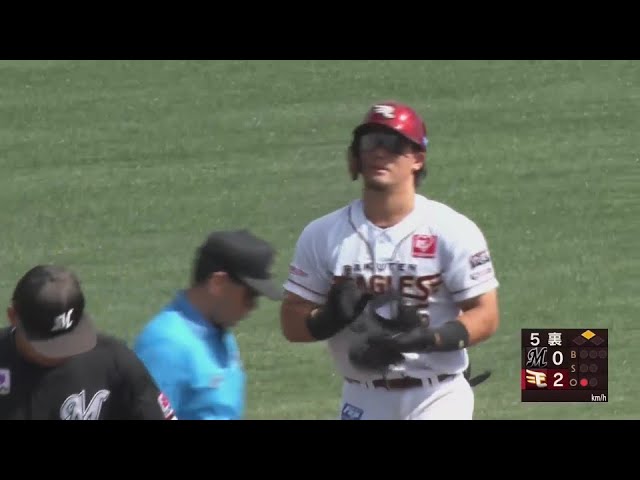 【ファーム】イーグルス・安田悠馬 フェンス直撃のタイムリー2ベースヒットを放つ!!  2024年5月29日 東北楽天ゴールデンイーグルス 対 千葉ロッテマリーンズ