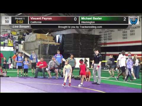 1 Bantam 50 Vincent Peyron California vs Michael Baxter Washington 8428930104