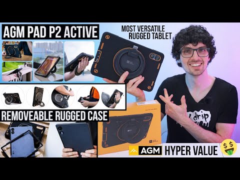 2024's Most Versatile Rugged Tablet! - AGM Mobile Pad P2 Active Review & Test (Next Level Case!)