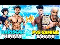 HARISCAR X HINATA VS PVS X SARATHI FUNNY CLASH SQUAD 2 VS 2 Funny Game Play Tamil