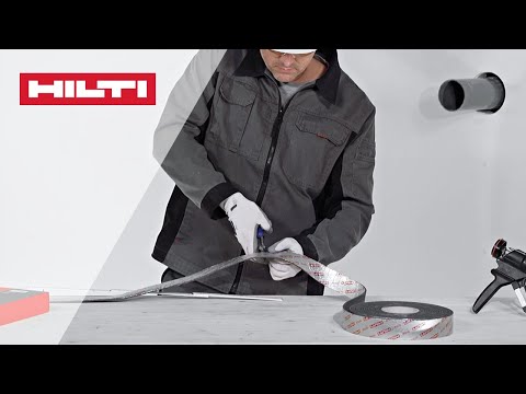 HOW TO install Hilti CFS-W SG and CFS-W EL firestop wrap - ETA