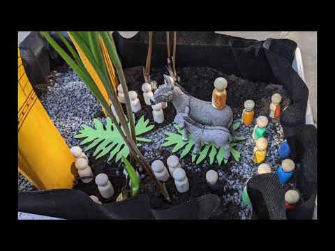 Die Ostergeschichte für Kinder erzählt im Blumenkreuz Teil 1 (Gründonnerstag)